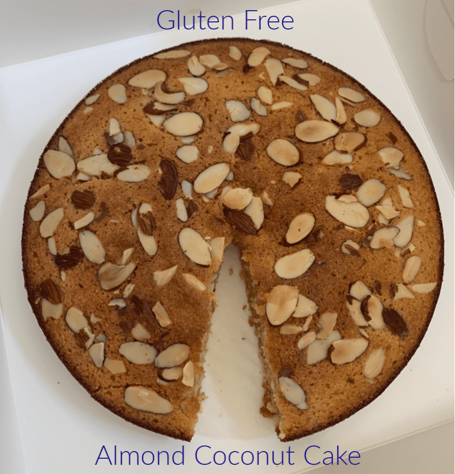 Gluten Free Almond Coconut Cake
